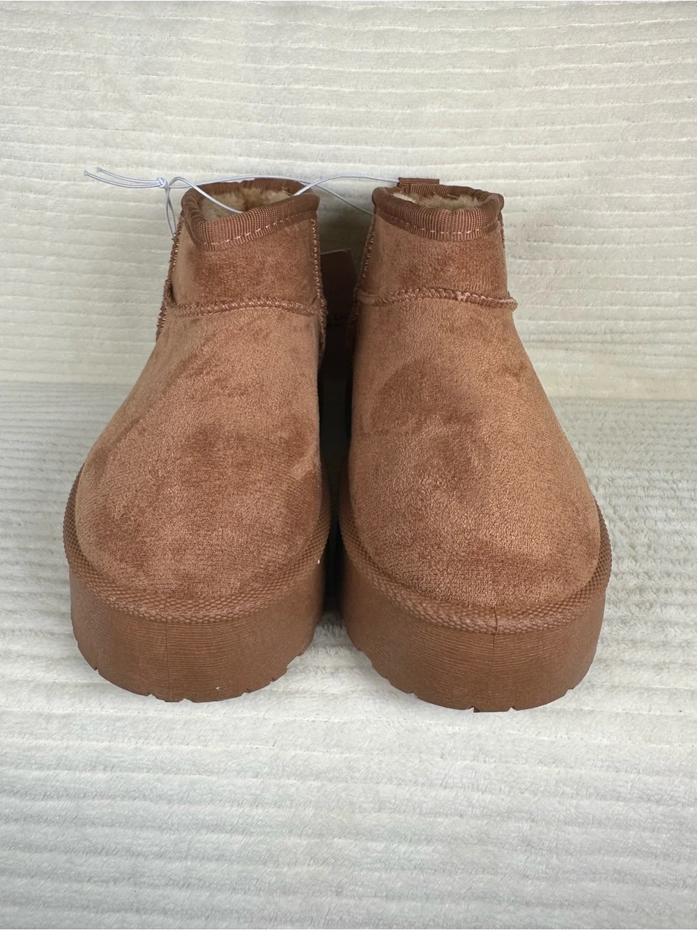 Olivia & Kate Little Girls Tan Stormy Platform Booties NWT Size 13